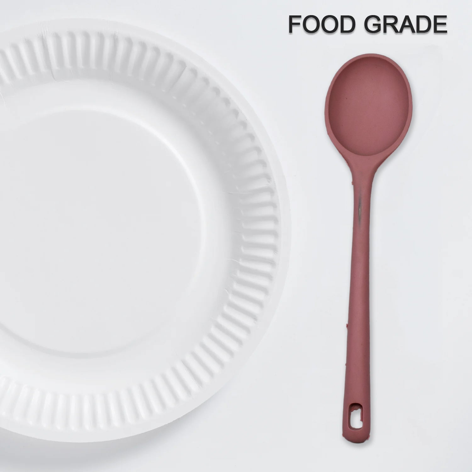 5387 HEAT RESISTANT SILICONE BASTING SPOON NON-STICK SPOON HYGIENIC SOLID COATING COOKWARE KITCHEN TOOLS DeoDap 5387 HEAT RESISTANT SILICONE BASTING SPOON NON-STICK SPOON HYGIENIC SOLID COATING COOKWARE KITCHEN TOOLS DeoDap